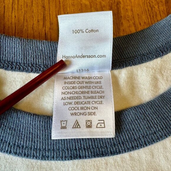 HANNA ANDERSSON X STAR WARS Ahsoka Tano Girls T-shirt 10 140cm Ringer Tee - Picture 6 of 6